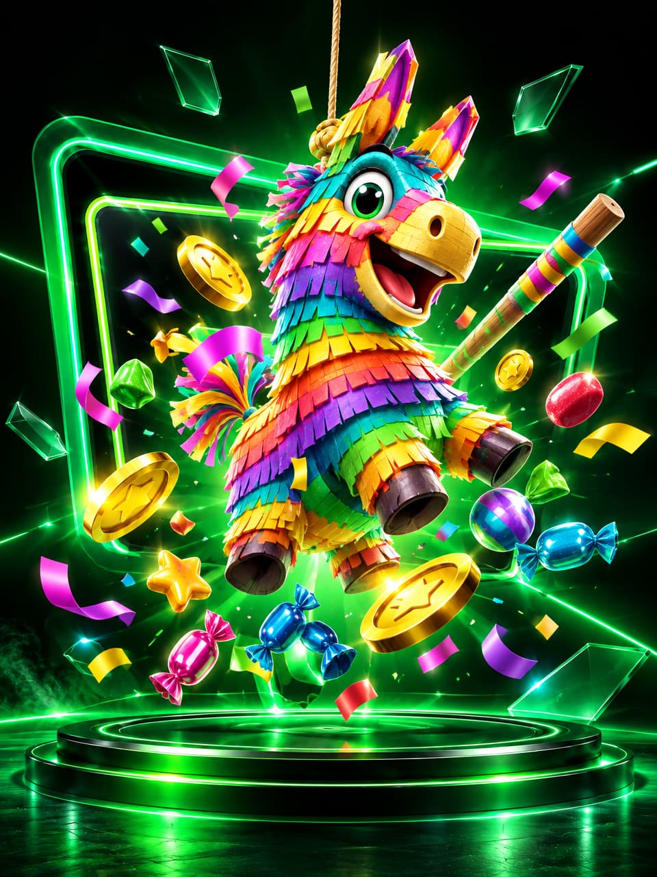 ภาพเกม Pinata Boom ที่ออกแบบใหม่สำหรับ pg168 - พีจี168