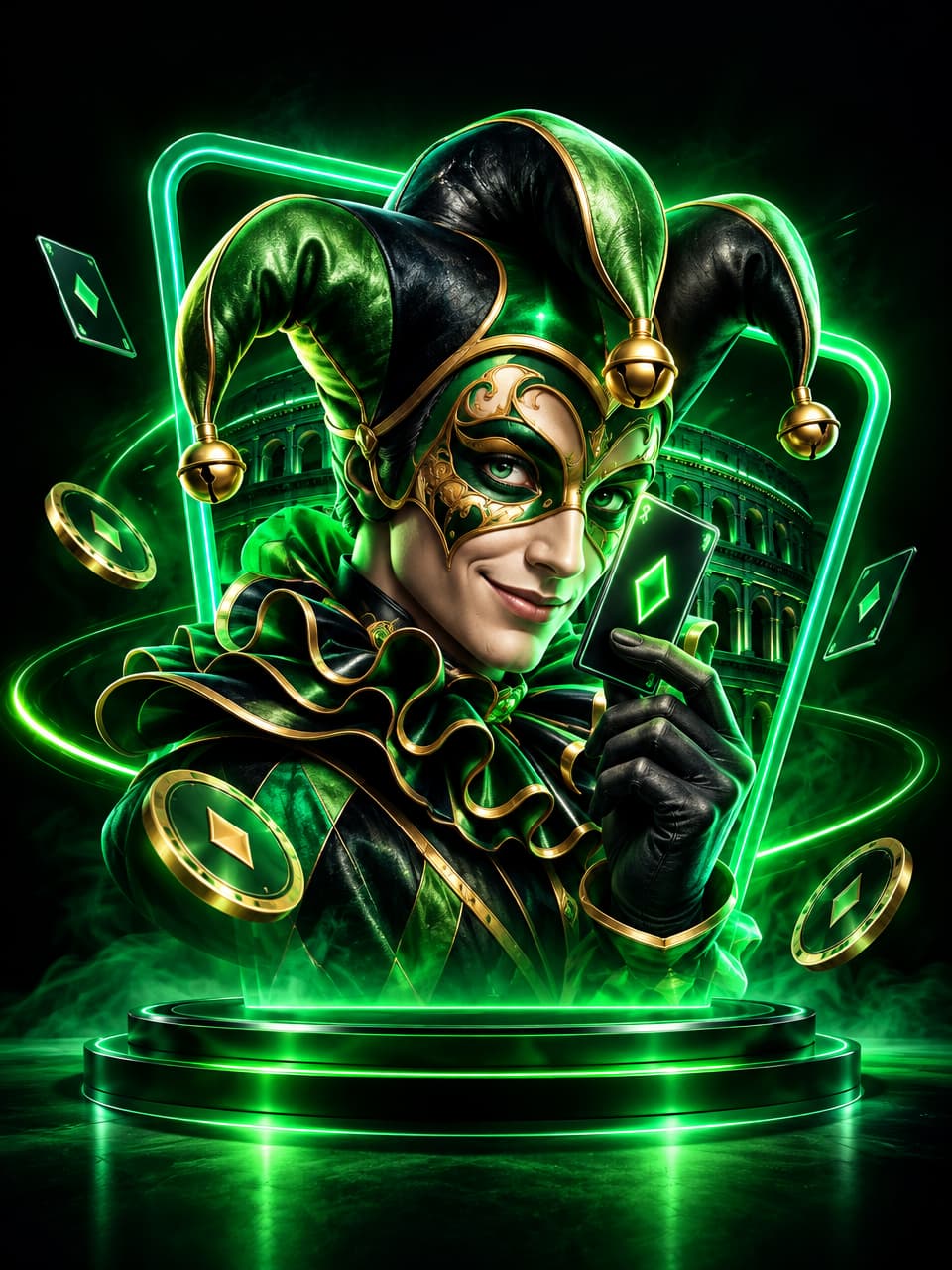 ภาพเกม JOKER Roma ที่ออกแบบใหม่สำหรับ pg168 - พีจี168