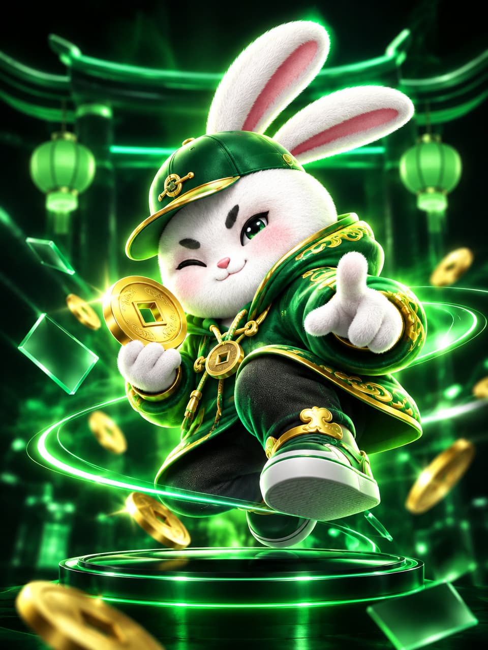 ภาพเกม PG Fortune Rabbit ที่ออกแบบใหม่สำหรับ pg168 - พีจี168